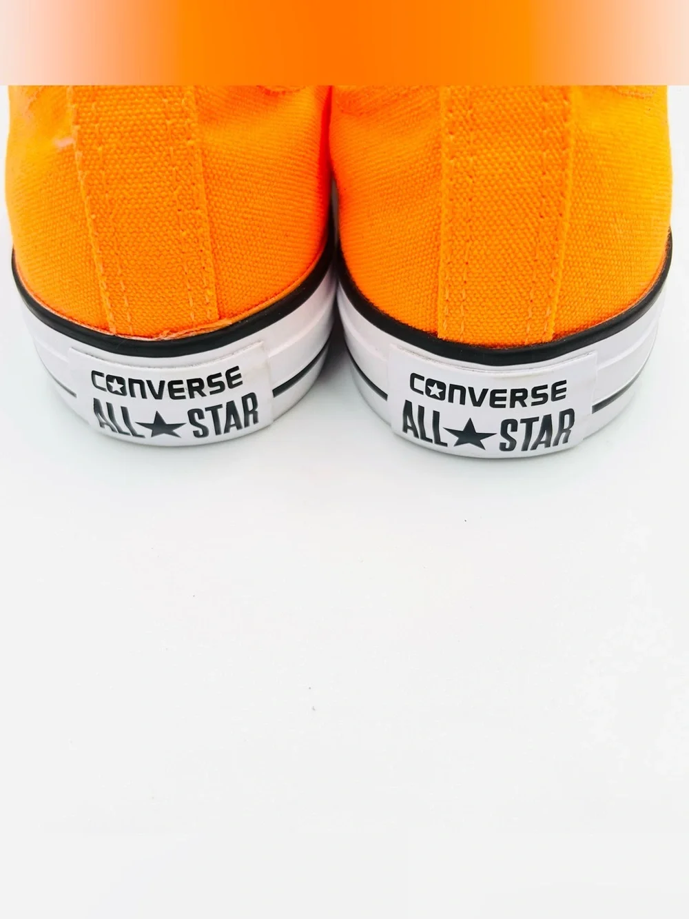 Converse Chuck Taylor All Star Ox Low Top Sneakers Women Size 6 Bright Orange Ca - Picture 9 of 10